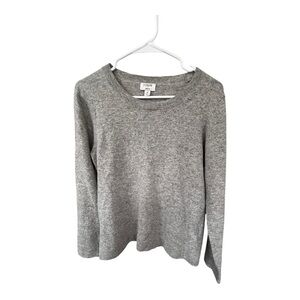 J.Crew Heather Gray Teddie Sweater